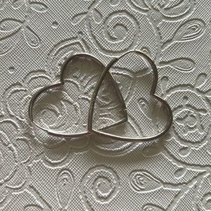 Pandora earrings heart hoops